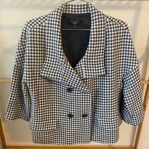 Talbots Houndstooth Blazer